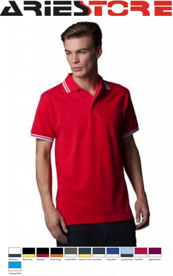 Polo Tipped collar kk409